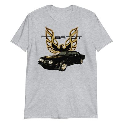 1977 Bandit Firebird Trans Am T-Shirt Sport Grey