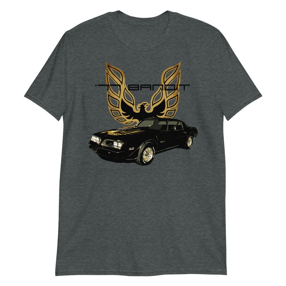 1977 Bandit Firebird Trans Am T-Shirt Dark Heather