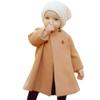 JEELLIGULAR Toddler Baby Girls Coats Kids Cloak Button Warm Thick Jacket Clothes Baby Fall Winter Outwear Clothes Set (Khaki, 18-24 Months) view 1