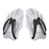 Gasher Contoured Swim Hand Paddles Swimming Training Paddles with Adjustable Straps Swimming Fins White