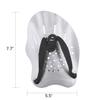 Gasher Contoured Swim Hand Paddles Swimming Training Paddles with Adjustable Straps Swimming Fins White view 4