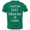 Customized Toddler Fine Jersey, Personalize for Your Little One, Design Your Own Toddler Jersey with Different Fonts Kelly view 3