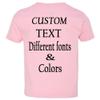 Customized Toddler Fine Jersey, Personalize for Your Little One, Design Your Own Toddler Jersey with Different Fonts Pink view 3