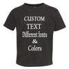 Customized Toddler Fine Jersey, Personalize for Your Little One, Design Your Own Toddler Jersey with Different Fonts view 2
