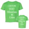 Customized Toddler Fine Jersey, Personalize for Your Little One, Design Your Own Toddler Jersey with Different Fonts view 1