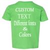 Customized Toddler Fine Jersey, Personalize for Your Little One, Design Your Own Toddler Jersey with Different Fonts view 3