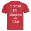 Customized Toddler Fine Jersey, Personalize for Your Little One, Design Your Own Toddler Jersey with Different Fonts Vintage Red view 3