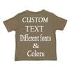 Customized Toddler Fine Jersey, Personalize for Your Little One, Design Your Own Toddler Jersey with Different Fonts Military Green view 3