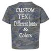Customized Toddler Fine Jersey, Personalize for Your Little One, Design Your Own Toddler Jersey with Different Fonts view 3
