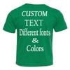 Customized Toddler Fine Jersey, Personalize for Your Little One, Design Your Own Toddler Jersey with Different Fonts Vintage Green view 3
