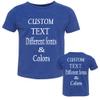 Customized Toddler Fine Jersey, Personalize for Your Little One, Design Your Own Toddler Jersey with Different Fonts Vintage Royal view 1