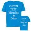 Customized Toddler Fine Jersey, Personalize for Your Little One, Design Your Own Toddler Jersey with Different Fonts Cobalt view 1