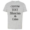 Customized Toddler Fine Jersey, Personalize for Your Little One, Design Your Own Toddler Jersey with Different Fonts view 2