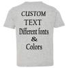 Customized Toddler Fine Jersey, Personalize for Your Little One, Design Your Own Toddler Jersey with Different Fonts view 3