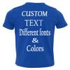 Customized Toddler Fine Jersey, Personalize for Your Little One, Design Your Own Toddler Jersey with Different Fonts Royal view 3