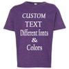 Customized Toddler Fine Jersey, Personalize for Your Little One, Design Your Own Toddler Jersey with Different Fonts view 2
