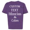 Customized Toddler Fine Jersey, Personalize for Your Little One, Design Your Own Toddler Jersey with Different Fonts view 3
