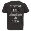 Customized Toddler Fine Jersey, Personalize for Your Little One, Design Your Own Toddler Jersey with Different Fonts view 3