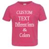 Customized Toddler Fine Jersey, Personalize for Your Little One, Design Your Own Toddler Jersey with Different Fonts view 2