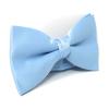 Urban Peacock Men's Pre-Tied Satin Banded Bow Ties - Adjustable Length Multiple Colors! (Baby Blue, 1 Tie) view 1
