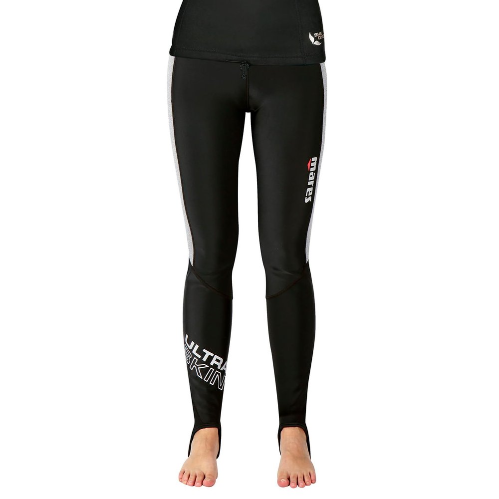 MARES Women's Ultra Skin Undersuit Long Pants - UPF 50+ Sun Protection Dive Skin Under Wetsuit Pants for Water Sports - Small