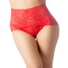 iB-iP Women's Sexy Lace Knickers See Through Underwear High Waist Hipster Panties, Size: 10, Red view 1