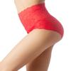 iB-iP Women's Sexy Lace Knickers See Through Underwear High Waist Hipster Panties, Size: 10, Red view 4