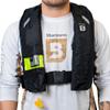 BLUESTORM Stratus 35 Inflatable Life Jacket PFD for Adults (Apex Black) | US Coast Guard (USCG) Approved Automatic Self Inflating Life Vest Preserver with Manual Override view 4