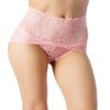 iB-iP Women's Sexy Lace Knickers See Through Underwear High Waist Hipster Panties, Size: 6, Pink view 2