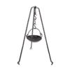 Windlass Hand Forged Iron Campfire Cooking Tripod 42.5 Tall Medieval Viking Grill Stand Outdoor Camping Pot Hanger Reenactment Gear view 2