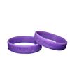 2 Pack Purple Domestic Violence Awareness Bracelet  Purple Ribbon Domestic Violence Awareness Silicone Bracelet for Adults view 1