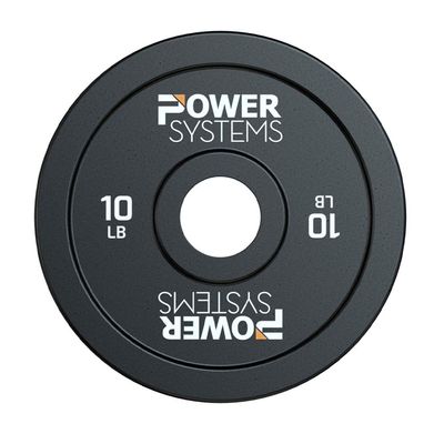 Power Systems Training Bumper Plate - With Reinforced Inner Stainless Steel Disc for Maximum Durability (10)