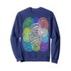 Fingerprint and finger print abstract art Sweatshirt view 1