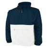 Charles River Apparel Unisex Color Blocked Pack-N-Go, Men's & Women's Pullover Anorak, Navy/White, 3X-Large view 4