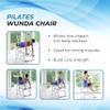 AeroPilates Precision Pilates Chair | 2 Online Expert-Guided Workouts Included | Stream from Any Device, Gray view 4