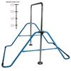JungleKids Expandable Gymnastics Bars Junior Training Kip Bar Adjustable Height Horizontal Bar Children Folding Training Monkey Bars Child Gym Climbing Tower Asymmetric Balance Bar Kids Gymnasts Blue view 3