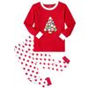 HYCLES Christmas Pajamas for Kids Girls Holiday Long Sleeve Sleepwear Santa Cotton Pajamas Sets for 2-12Y Boys/Toddler Pjs view 1