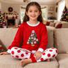 HYCLES Christmas Pajamas for Kids Girls Holiday Long Sleeve Sleepwear Santa Cotton Pajamas Sets for 2-12Y Boys/Toddler Pjs view 2