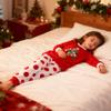 HYCLES Christmas Pajamas for Kids Girls Holiday Long Sleeve Sleepwear Santa Cotton Pajamas Sets for 2-12Y Boys/Toddler Pjs view 3