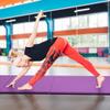 Gymnastics Tumbling Mat Portable Gymnastics Mat Foldable Tumbling Mat 2ft W 6ft L/4ft W 6ft L/4ft W 8ft L/4ft W 10ft Exercise Mat Yoga Mat with Carrying Handles for Yoga Gymnastics,4ft W 10ft L view 2