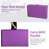 Gymnastics Tumbling Mat Portable Gymnastics Mat Foldable Tumbling Mat 2ft W 6ft L/4ft W 6ft L/4ft W 8ft L/4ft W 10ft Exercise Mat Yoga Mat with Carrying Handles for Yoga Gymnastics,4ft W 10ft L view 3