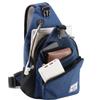 d'yallee 15.4" Sling Bag for Men Crossbody Shoulder Chest Bags Nylon for Travel Gym Sport Hiking with USB Charger Port view 2