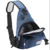 d'yallee 15.4" Sling Bag for Men Crossbody Shoulder Chest Bags Nylon for Travel Gym Sport Hiking with USB Charger Port view 4