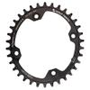 Wolf Tooth Components 104 Bcd Oval Chainring for Shimano 12-Speed Black, 34T view 3