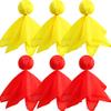 Gejoy 6 Pack Football Penalty Flags, Tossing Flags, Yellow and Red view 1