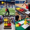 Gejoy 6 Pack Football Penalty Flags, Tossing Flags, Yellow and Red view 3