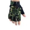 Long Keeper 4-9 Y Kids Half Finger Gloves Boys Girls Anti-slip Outdoor Sport Mittens (Camo, S) view 1