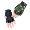 Long Keeper 4-9 Y Kids Half Finger Gloves Boys Girls Anti-slip Outdoor Sport Mittens (Camo, S) view 2