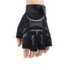 Long Keeper 4-9 Y Kids Half Finger Gloves Boys Girls Anti-slip Tactical Biker Mittens (Black, M) view 1