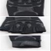 Long Keeper 4-9 Y Kids Half Finger Gloves Boys Girls Anti-slip Tactical Biker Mittens (Black, M) view 4